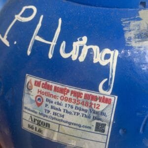 Khí Argon Bình 40 Lít – Bình Có Kiểm Định 14 Khí Argon