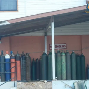 Bình Khí Oxy 40L-Bình Mới 100% 14 Khí Phục Hưng Vàng