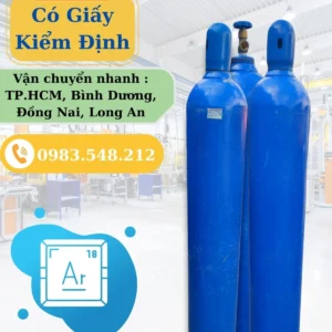 Khí Argon 14 Lít – Chuyên Công Trình – Bình Mới 100% 12 Argon Kiem Dinh