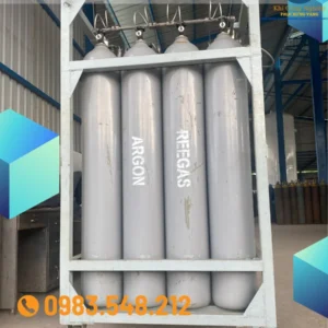 Kiện Khí Argon – 16 Bình 50 Lít – 10m3 khí 1 bình 9 Argon Kiện