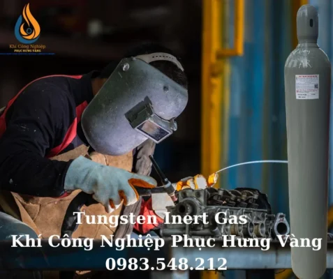 Bình Khí Argon: Giải Pháp Toàn Diện cho Công Nghiệp và Hàn Inox 2 Khí hàn TIG