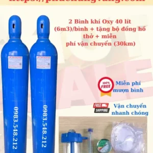 2 Bình Oxy Y tế