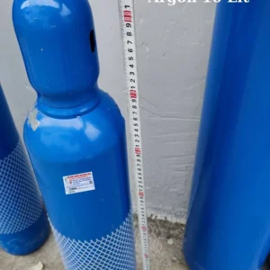 Khí Argon: Bình 10 Lít Loại Mini Chuyên Công Trình 10 Chiều Cao Bình Khí Argon