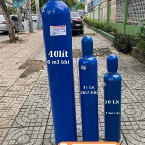 Khí Argon: Bình 10 Lít Loại Mini Chuyên Công Trình 11 Thể Tích Bình Khí Argon