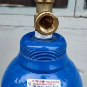 Khí Argon: Bình 10 Lít Loại Mini Chuyên Công Trình 8 Ren Bình Khí Argon