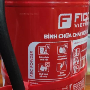 Bình Chữa Cháy Bột ABC 4kg 8 Bình Chữa Cháy Bột ABC 4kg