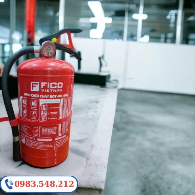 BinhChuaChayBotABC4kgFICOFC104ABC08 Khi Cong Nghiep Phuc Hung Vang Bình Chữa Cháy Bột ABC 4kg