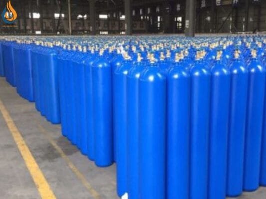 Chai Khí Nito 40 Lít - Bình Khí Có Kiểm Định 8 Nạp Khí Nito Vào Bình