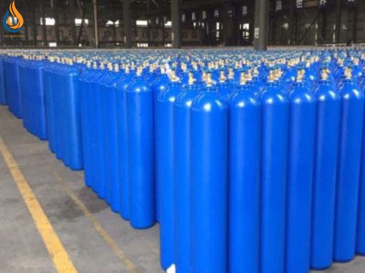 Kho bình khí Nitơ lớn