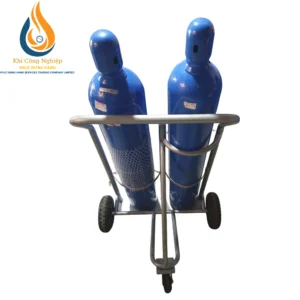 Xe Đẩy Bình Khí Đôi Tải Trọng 200kg 7 Xe Đẩy Bình Khí Đôi tải trọng 200 kg