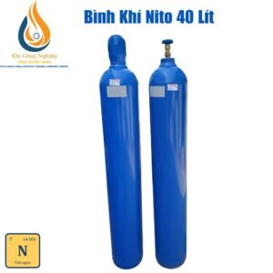 Chai Khí Nito 40 Lít - Bình Khí Có Kiểm Định 5 Bình Khí Nito 40 lit Phục Hưng Vàng