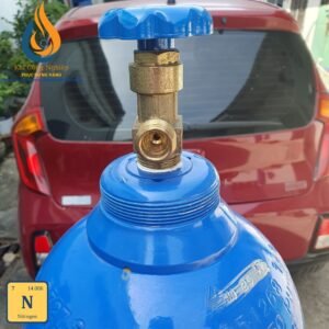 Chai Khí Nito 40 Lít - Bình Khí Có Kiểm Định 6 Đầu ren bình khí nito 40 lít